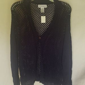 Sweater jacket wirh holes